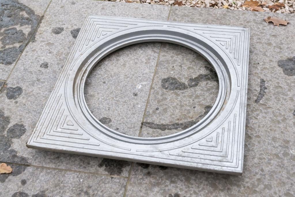 Aluminium kader van putdeksel voor PVC toezichtput, Doe-het-zelf en Bouw, Buizen en Afvoer, Nieuw, Aluminium, Ophalen of Verzenden