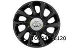 Toyota Aygo velg Aluminium 15'' turbine hoogglans zwart Orig, Auto-onderdelen, 15 inch, Nieuw, Ophalen of Verzenden, Band(en)