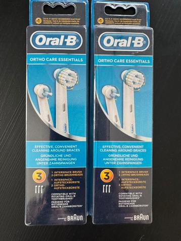 Nieuw! Oral B opzetborstels Orho vare essentials beschikbaar voor biedingen