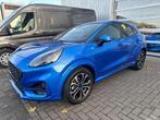 Ford Puma 1.0Mhev 125pk M6 ST-line+Apple carplay+camera+DAB, Auto's, Stof, Blauw, 5 deurs, Hybride Elektrisch/Benzine
