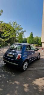 FIAT 500 2013 AUTOMAAT 85.000 KM MET KEURING, Automaat, Euro 5, Beige, Blauw
