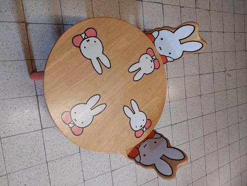 Kindertafeltje en stoeltjes Nijntje, Kinderen en Baby's, Kinderkamer | Tafels en Stoelen, Gebruikt, Tafel(s) en Stoel(en), Ophalen