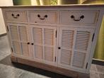 Witte houten dressoir  - Basse Cour (Maisons du Monde), 25 à 50 cm, Avec tablette(s), Enlèvement, Utilisé