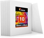 Canvas 30x40cm | 10 stuks | GRATIS LEVERING, Hobby en Vrije tijd, Schilderen, -, Verzenden, -, Nieuw