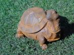 een roestige gepatineerde gietijzeren schildpad..., Ophalen, Nieuw, Metaal, Dierenbeeld