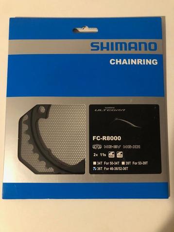 SHIMANO ULTEGRA FC-R8000 KETTINGBLAD BINNEN 36T 11 SPEED