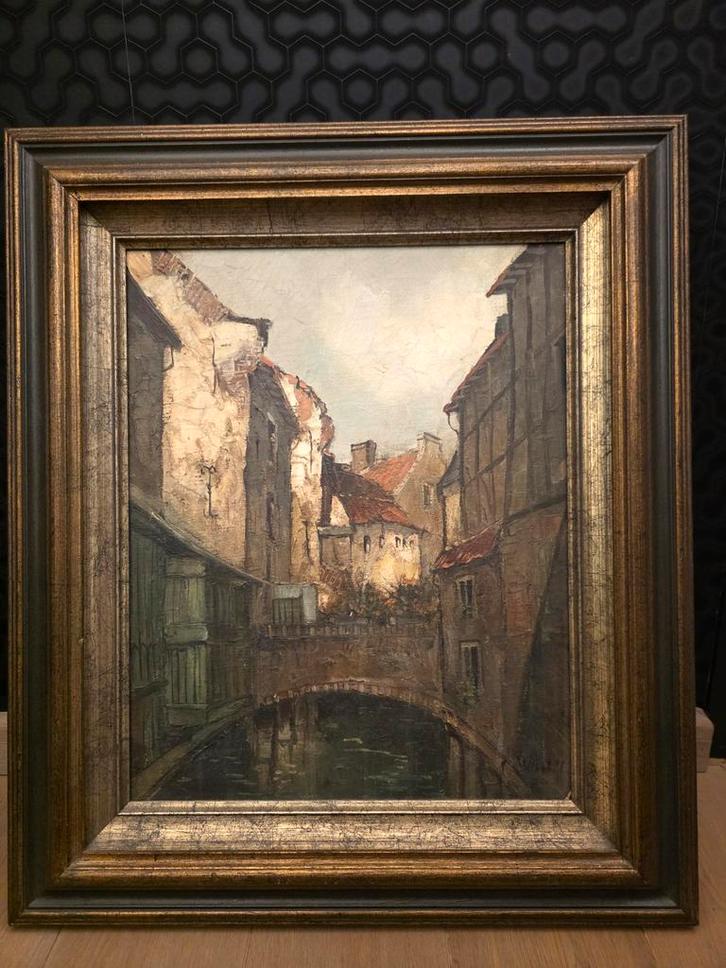 Gesigneerd schilderij door kunstschilder Willem, Antiek en Kunst, Kunst | Schilderijen | Klassiek, Ophalen