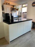 WAANZINNIG MOOIE HOOGGLANS EILAND KEUKEN, Ophalen, Wit, Met kookeiland, Graniet of Steen