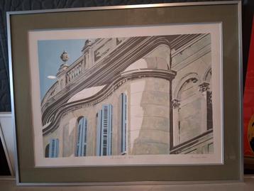 Paul Amaral: kunstwerk in aluminium kader. beschikbaar voor biedingen