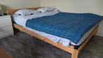 Tweepersoonsbed ikea 140x200cm inclusief goede lattenbodem, Ophalen, Zo goed als nieuw