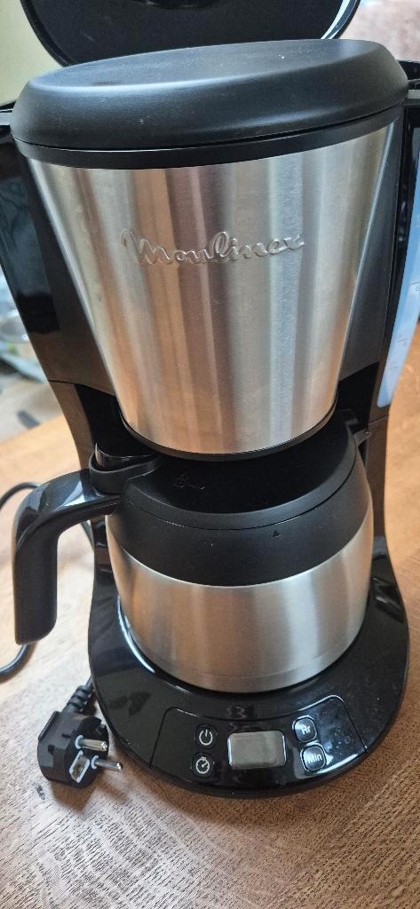 cafetière filtre avec verseuse isotherme, Electroménager, Cafetières, Comme neuf, Café moulu, Cafetière, 10 tasses ou plus, Réservoir d'eau amovible