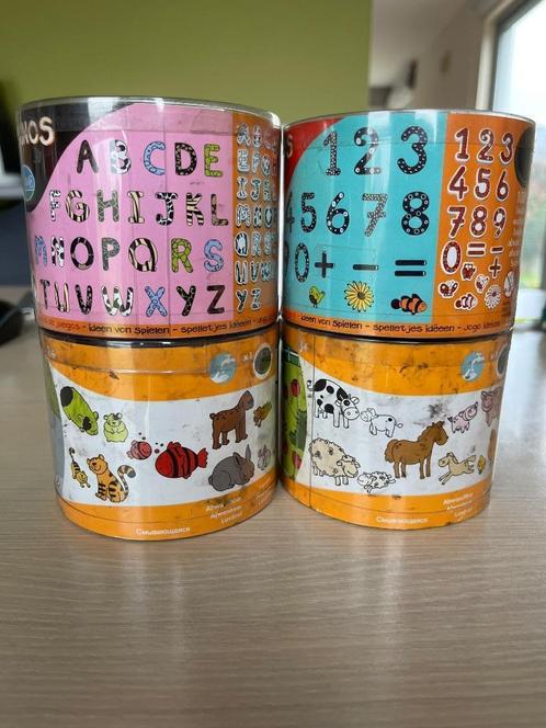Stempels: huis- en boerderijdieren, cijfers en letters, Kinderen en Baby's, Speelgoed | Educatief en Creatief, Gebruikt, Knutselen