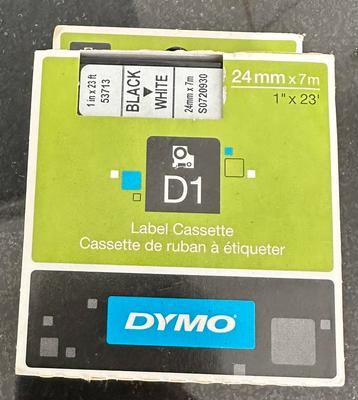 Cassette de ruban noir pour étiqueteuse électronique    