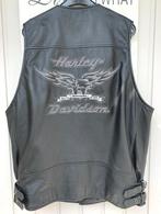 Harley Davidson leder vest (gilet) heren maat L, Ophalen of Verzenden, Heren