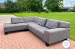 GRATIS LEVERING HEEL BE Moderne Grijs Stoffen Hoekbank, 250 tot 300 cm, Hoekbank, Ophalen of Verzenden, Zo goed als nieuw