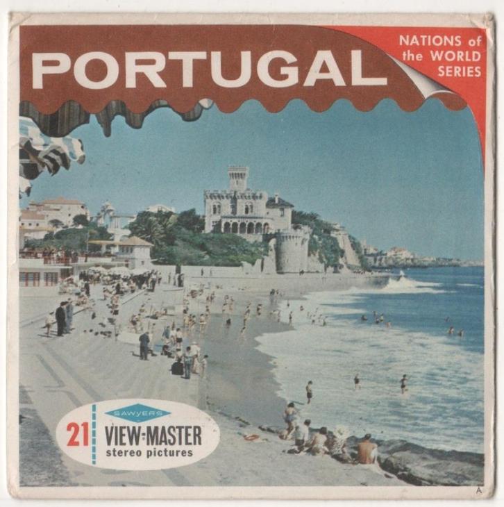 View-master Portugal-boekje in het Engels, Antiek en Kunst, Antiek | Speelgoed, Ophalen of Verzenden