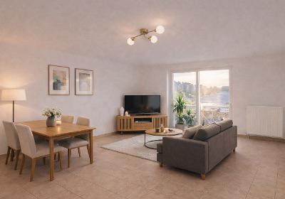 Aalter centraal gelegen 1 slpkm appartement rustig gelegen, Immo, Appartementen en Studio's te huur, Provincie Oost-Vlaanderen