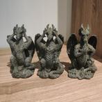 Horen zien en zwijgen draken, Verzamelen, Beelden en Beeldjes, Ophalen of Verzenden, Zo goed als nieuw, Fantasy