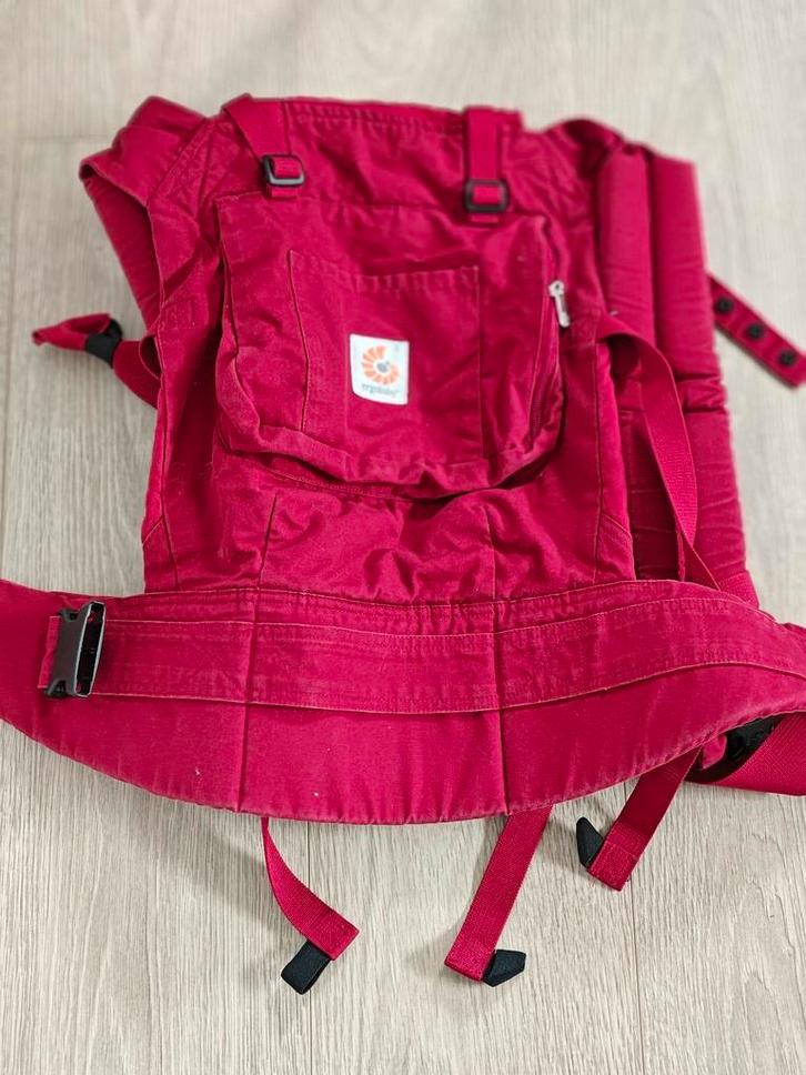 Draagzak ergobaby original red, Kinderen en Baby's, Babydragers en Draagdoeken, Gebruikt, Draagzak, Ophalen
