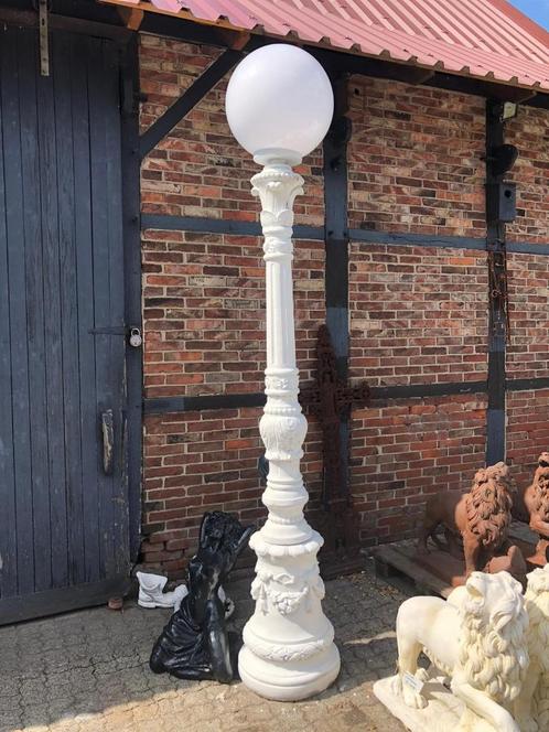 Tuinlantaarn EDB - volledig van steen - 300cm, Tuin en Terras, Buitenverlichting, Nieuw, Staande lamp, Overige materialen, Ophalen of Verzenden