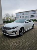 Kia Optima hybride automaat full optie, Auto's, Zwart, Optima, Wit, Leder