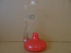 Vintage vaas rozenvaas 21cm Gesigneerd Jan ? mondgeblazen, Huis en Inrichting, Woonaccessoires | Vazen, Overige kleuren, Ophalen of Verzenden