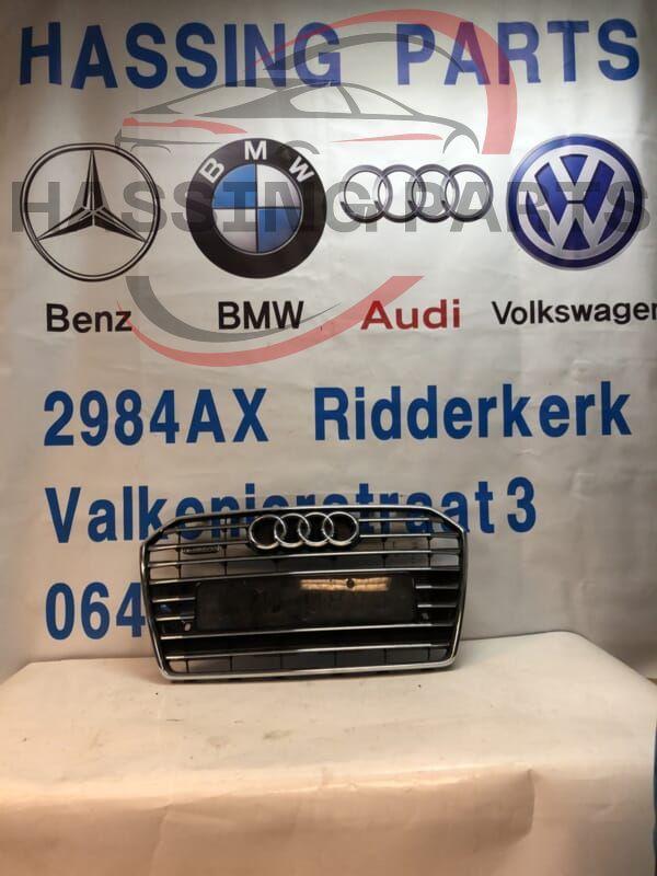 Audi A6 4G Grille Voorzijde Chrome Zwart 4G0853651AE, Auto-onderdelen, Overige Auto-onderdelen, Audi, Gebruikt, Ophalen of Verzenden