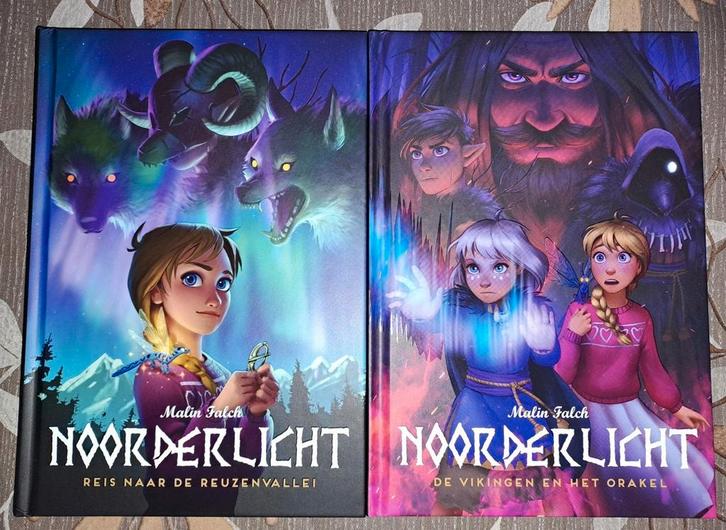 Malin Falch - Noorderlicht deel 1 en 2, Boeken, Stripverhalen, Zo goed als nieuw, Ophalen of Verzenden