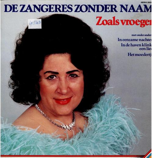 lp    /   Zangeres Zonder Naam – Zoals Vroeger, Cd's en Dvd's, Vinyl | Overige Vinyl, Overige formaten, Ophalen of Verzenden