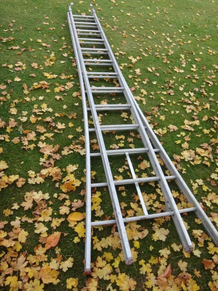 Perfecte ladders, Doe-het-zelf en Bouw, Ladders en Trappen, Gebruikt, Ladder, 4 meter of meer, Opvouwbaar of Inschuifbaar, Ophalen