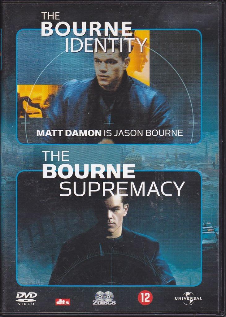 The Bourne Identity / The Bourne Supremacy  (DVD), Cd's en Dvd's, Dvd's | Thrillers en Misdaad, Actiethriller, Ophalen of Verzenden