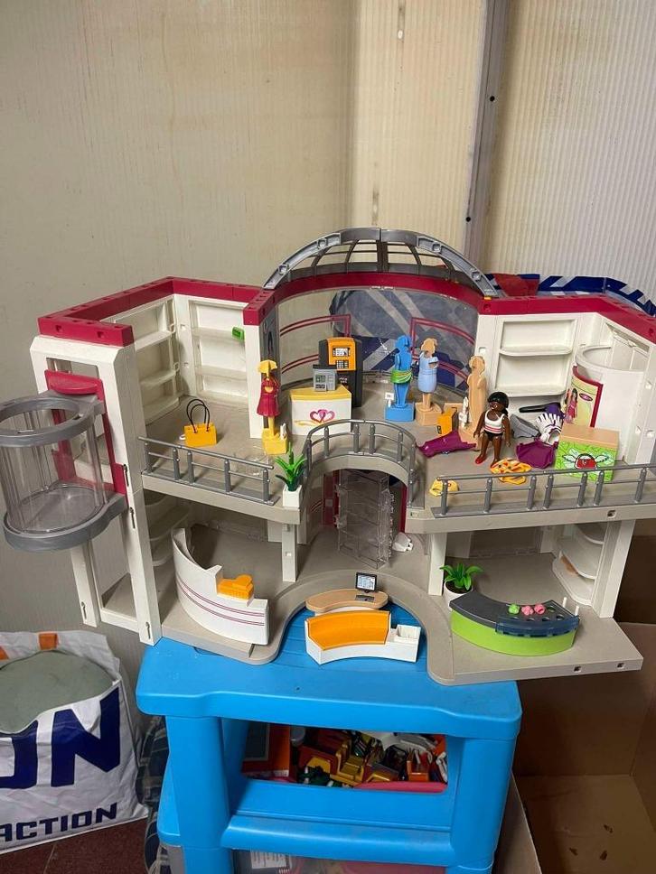 Playmobiel groot winkelcentrum, Kinderen en Baby's, Speelgoed | Playmobil, Zo goed als nieuw, Complete set, Ophalen