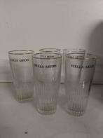 Lot van 5 vintage bierglazen Stella Artois, Verzamelen, Gebruikt, Stella Artois, Ophalen of Verzenden