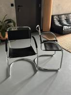 Buisframe stoelen, Ophalen, Leer