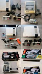 Grand lot de consoles rétro Nintendo et Sega !, Enlèvement ou Envoi, Utilisé, Avec 3 manettes ou plus, Avec jeux