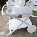 Plastic tafel met wielen, Tuin en Terras, Ophalen, Gebruikt, Plastic