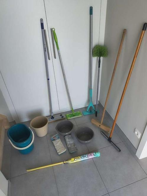 Poetsmateriaal Leifheit, Swiffer en andere, Huis en Inrichting, Schoonmaakartikelen, Ophalen