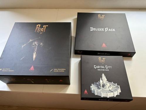 Pest (incl. Deluxe Pack & Capital City pack), Hobby en Vrije tijd, Gezelschapsspellen | Bordspellen, Zo goed als nieuw, Vijf spelers of meer