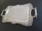 Vintage verzilverd dienblad Brevettato made in Italy, Ophalen of Verzenden