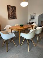 Witte stoelen Eames (replica), Huis en Inrichting, Ophalen, Gebruikt, Wit, Eames, modern