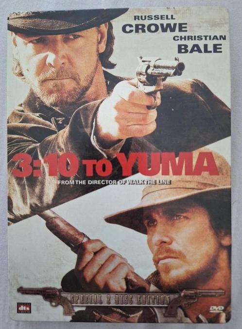 3:10 To Yuma (2 DVD BOX) (STEELCASE), Cd's en Dvd's, Dvd's | Actie, Zo goed als nieuw, Verzenden