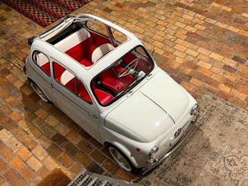 Fiat | 500 D | 1964 | Trasformabile | zeer mooie staat |, Autos, Achat, Cabriolet, Boîte manuelle, Toit panoramique