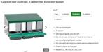 legnest voor pluimvee, Dieren en Toebehoren, Pluimvee | Toebehoren, Ophalen, Zo goed als nieuw, Kippenhok of Kippenren