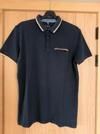 Donker blauwe polo, mt L slim fit.  JBC, Maat 52/54 (L), Blauw, Ophalen of Verzenden, Gedragen
