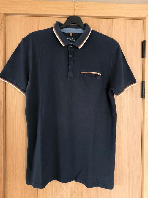 Donker blauwe polo, mt L slim fit.  JBC, Kleding | Heren, Polo's, Gedragen, Maat 52/54 (L), Blauw, Ophalen of Verzenden