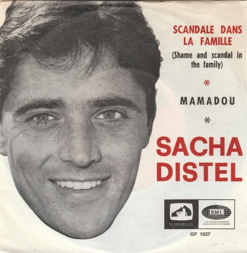 45T: Sacha Distel: Scandale dans la famille       Ska, CD & DVD, Vinyles Singles, Utilisé, Single, Autres genres, 7 pouces, Enlèvement ou Envoi