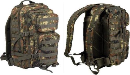Mil-Tec US Assault Molle Backpack - 36 Liter - Flecktarn, Verzamelen, Militaria | Algemeen, Landmacht, Overige typen, Ophalen of Verzenden
