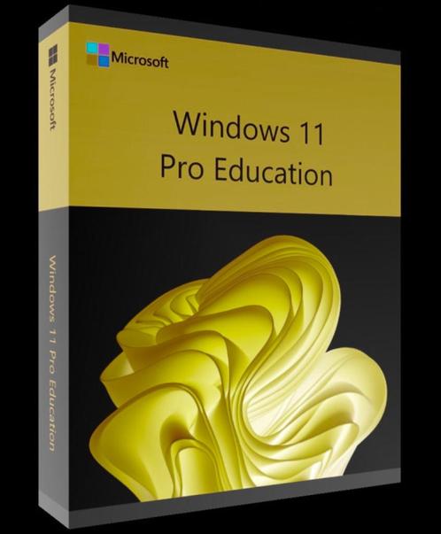 Microsoft Windows 11 Pro Education. Licentietermijn: Set, Computers en Software, Besturingssoftware, Windows, Ophalen of Verzenden