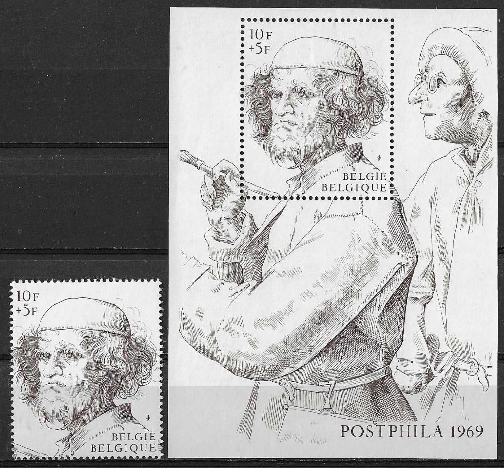 Belgique OPC 1491 + BL45 Pieter Breugel l'Ancien **, Neuf, Enlèvement ou Envoi, Non oblitéré, Art