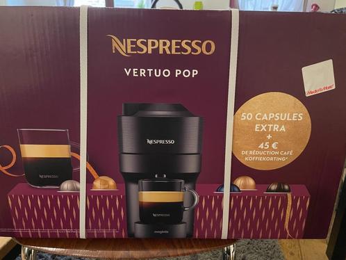 Nespresso Vertuo Pop + bon d’achat de 3 fois 15€, Electroménager, Cafetières, Neuf, Dosettes et capsules de café, Machine à espresso